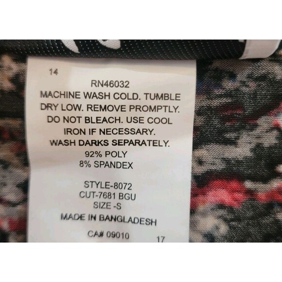 Vintage N Touch Womens Zip Up Sweater Size Small Sequin Abstract Art - Picture 3 of 7